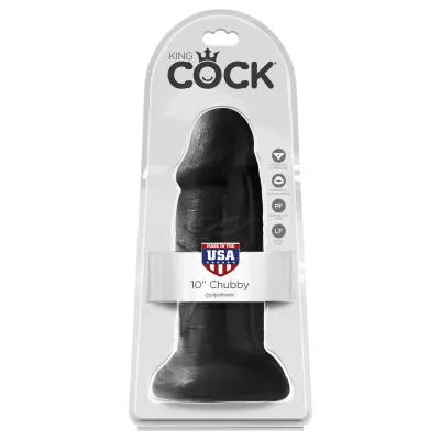 King Cock 10 Chubby Black