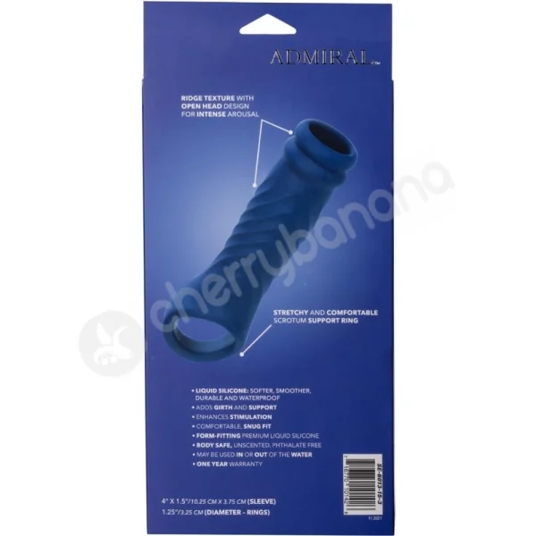 Admiral Liquid Silicone Wave Penis Extension Erection Support