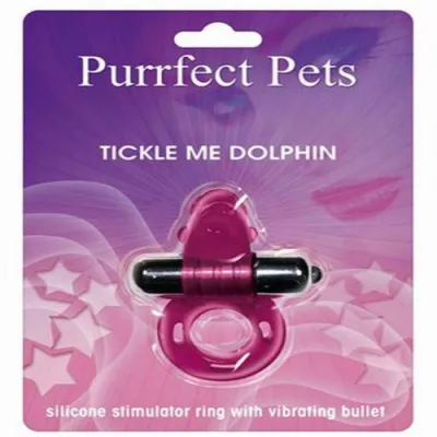 Purrfect Pet Tickle Me Dolphin Purple