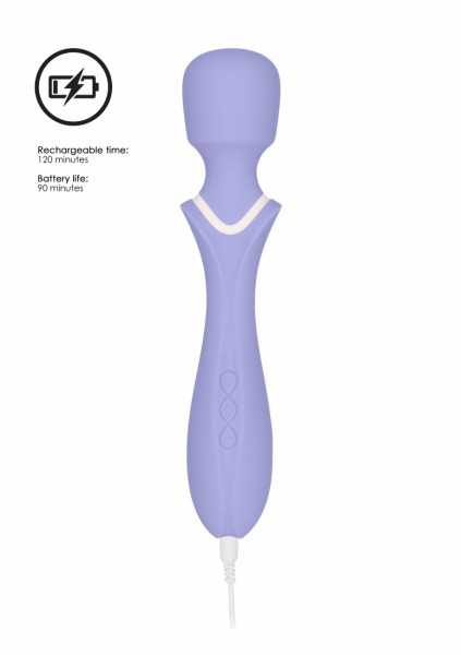 Loveline - Massage Wand - Jiggle - Purple - Best Silicone Sex Toys