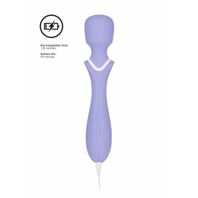 Loveline Massage Wand Jiggle Purple Best Silicone Sex Toys