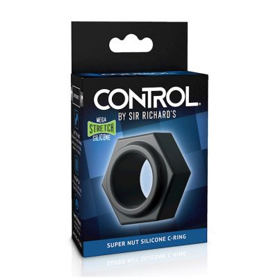Control By Sir Richards Super Nut Silicone C ring Black
