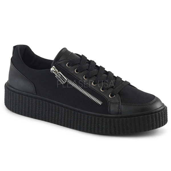 1 1/2 inches PF Round Toe Lace-Up Front Low Top Creeper Sneaker — image 13 of 16