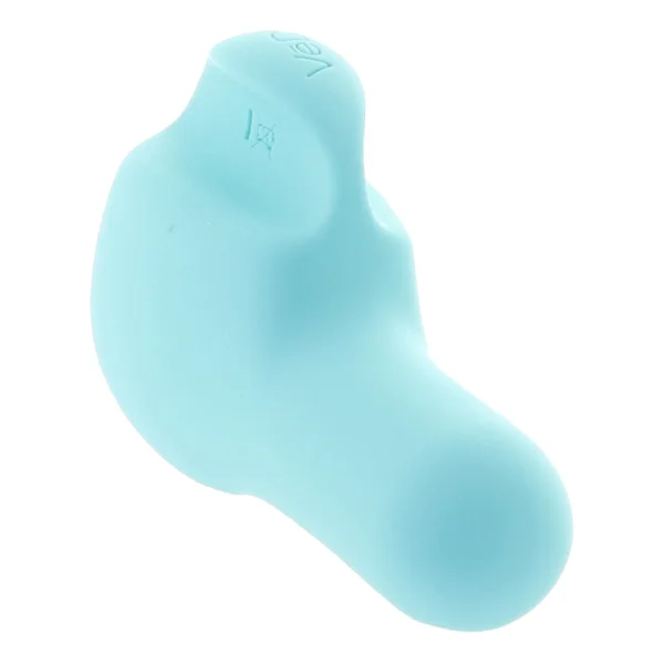 NEA Rechargeable Silicone Waterproof Vibrating Finger Bullet  by VeDO - Tease Me Turquoise