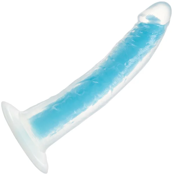 Blush Neo Elite GLOW in the Dark 7.5 Inch Silicone Dual Density Suction Cup Dildo