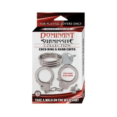 Bondage Kits Sets Nasstoys Dominant Submissive Collection Cockring Handcuffs Set