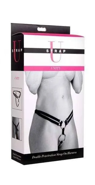 Unity Double Penetration Strap On Harness