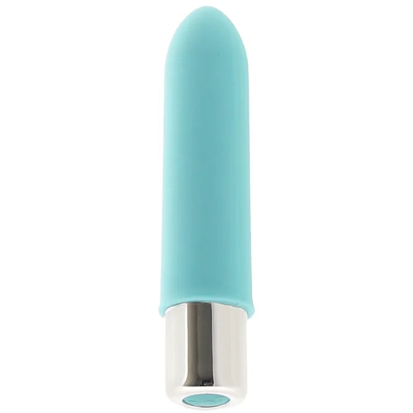 BAM MINI Rechargeable Bullet Silicone Vibrator by VeDO - Turquoise