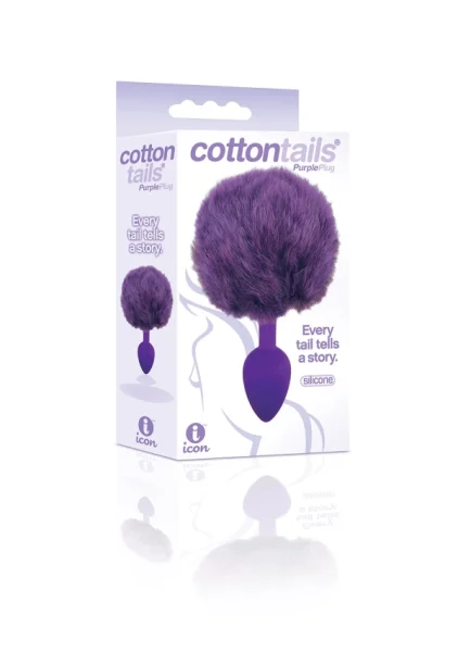 The 9's Cottontails Silicone Bunny Tail Butt Plug