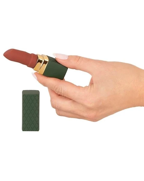 Emerald Love Luxurious Lipstick Vibrator  - Green