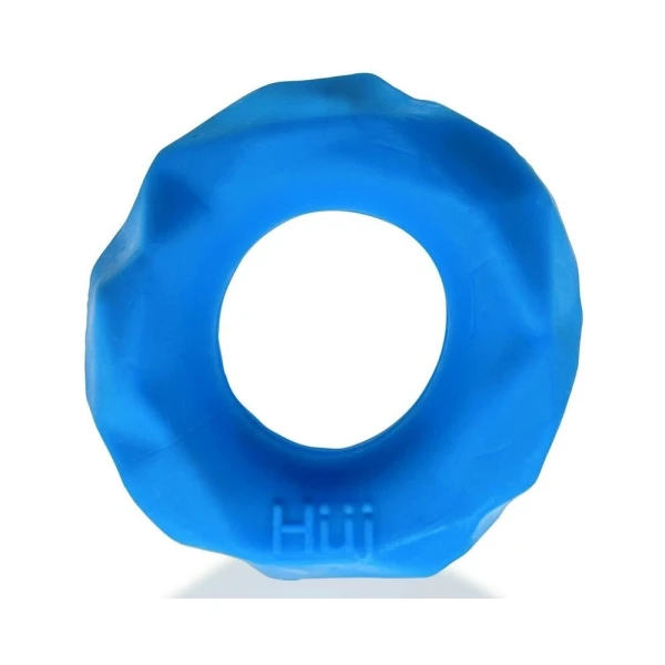 Cock Rings:  Hunkyjunk Fractal Tactile Cockring Teal Ice