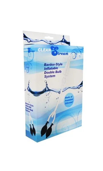 Silicone Inflatable Double Bulb Enema System