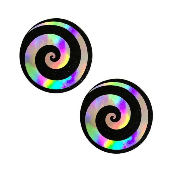 Neva Nude Pasty Spiral Holographic — image 6 of 9