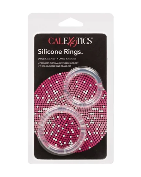Silicone Cock Rings - Clear