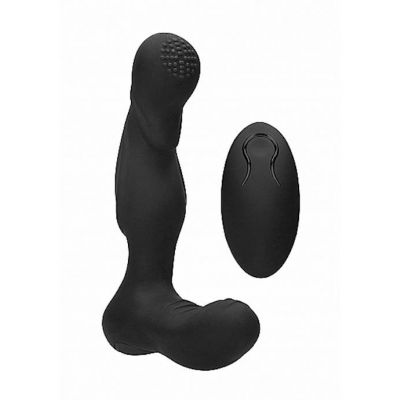 No 76 Vibrating Anal Plug P Massager Black 4 Inch