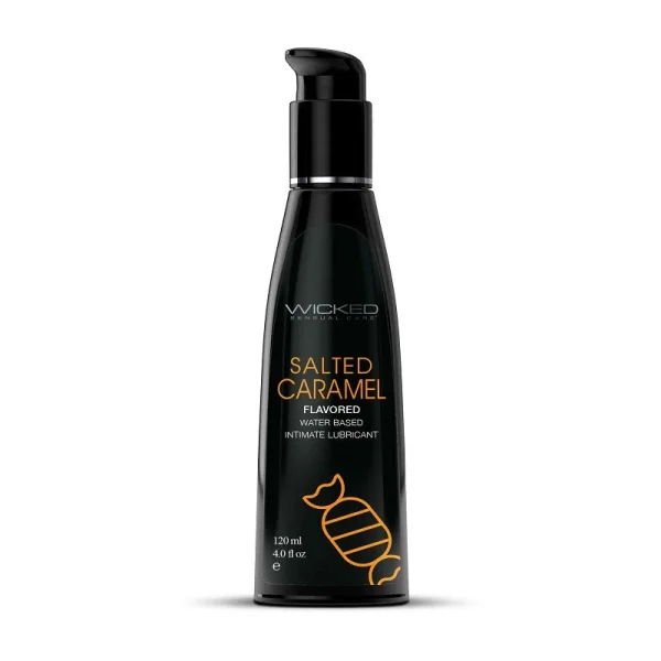 Wicked Aqua Salted Caramel Water Based Personal Lubricant 2 fl oz