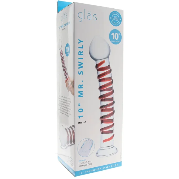 Glas 10-inch Mr Swirly Dildo