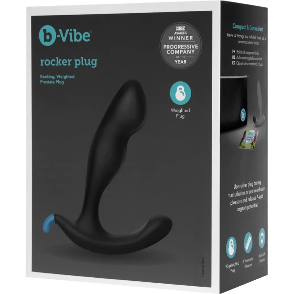 B-Vibe Rocker Weighted Prostate Plug