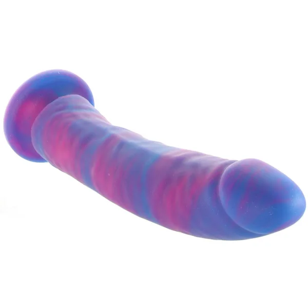 Magic Stick Glitter 9.5" Purple Silicone Dildo