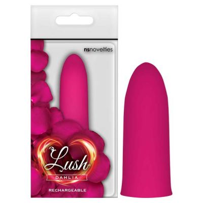 Lush Dahlia Pink 6 1 cm 2 4 USB Rechargeable Bullet
