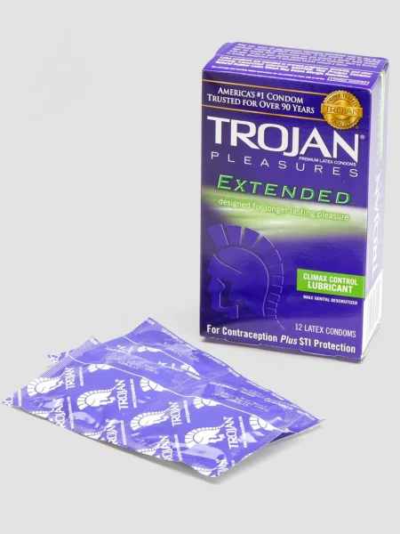 Trojan Extended Pleasure Condoms (12 Count)