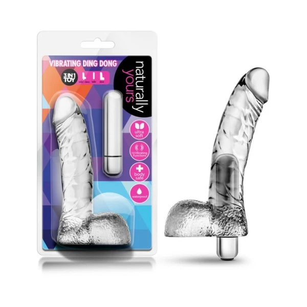 Naturally Yours Vibrating Ding Dong Realistic Dildo — image 20 of 20