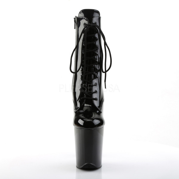 $8 inchesHeel, 4 inches PF Lace-Up Front Ankle Boot, side Zip — image 6 of 8