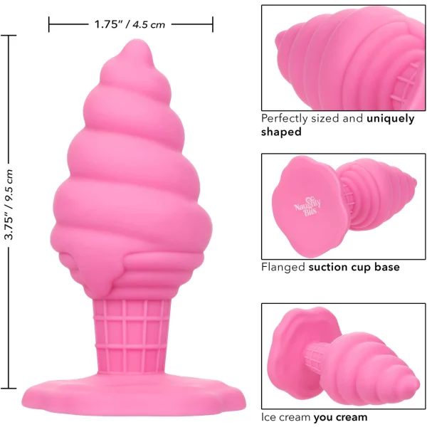 Naughty Bits - Yum Bum - Ice Cream Cone Butt Plug