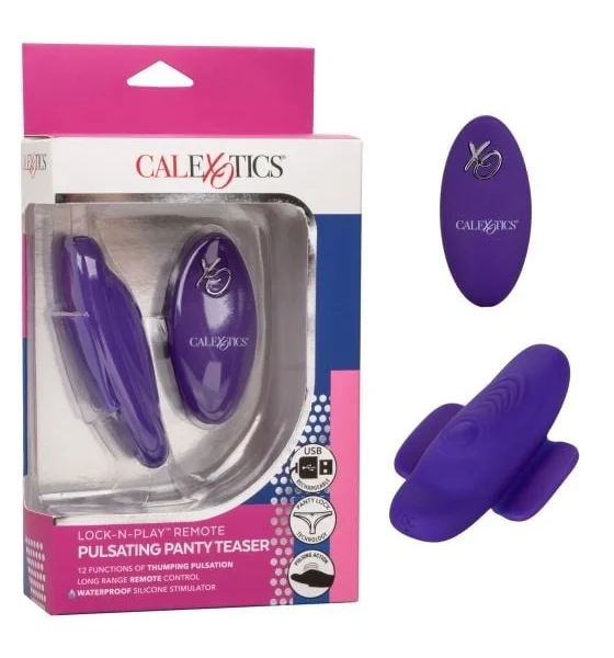 CalExotics - Lock-N-Play Remote Pulsating Panty Teaser
