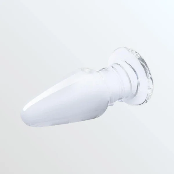 Electric/Hustler Lingerie - Glass Butt Plug 3.5" | Adult Toys For Her