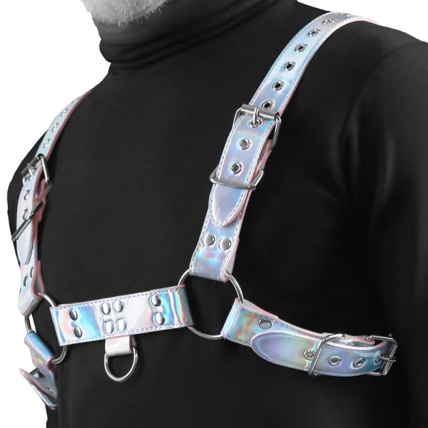 Cosmo Dare Chest Harness Large / X-Large - Rainbow