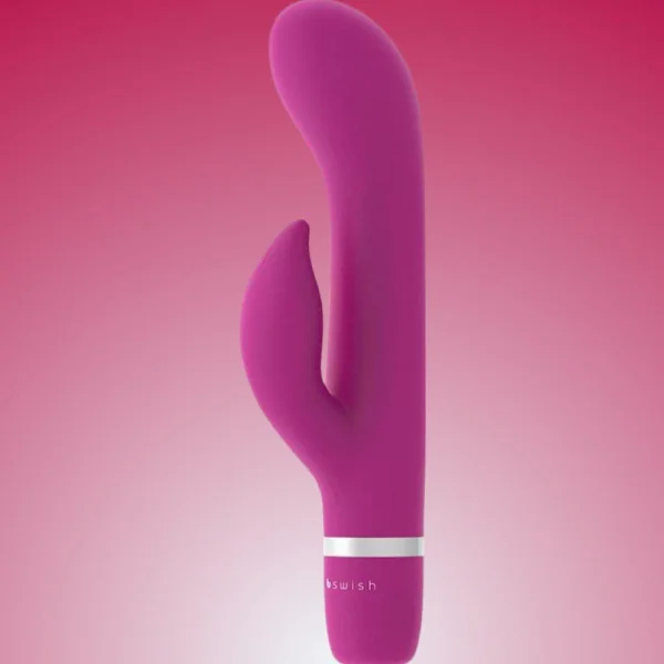 B Swish Bwild Classic Marine Rabbit Vibrator - Cerise
