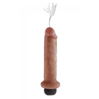 King Cock 7 Inch Squirting Cock Tan