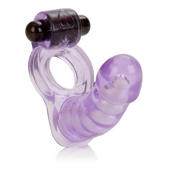 Double Diver Vibrating Enhancer Penetrator Purple — image 7 of 8