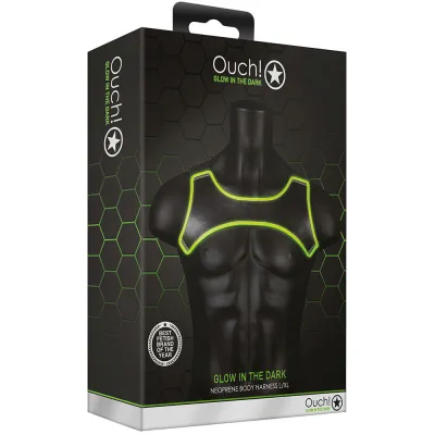 Ouch Glow In The Dark Neoprene Harness