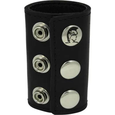 Ball Stretcher With Snaps 3 Inch Black