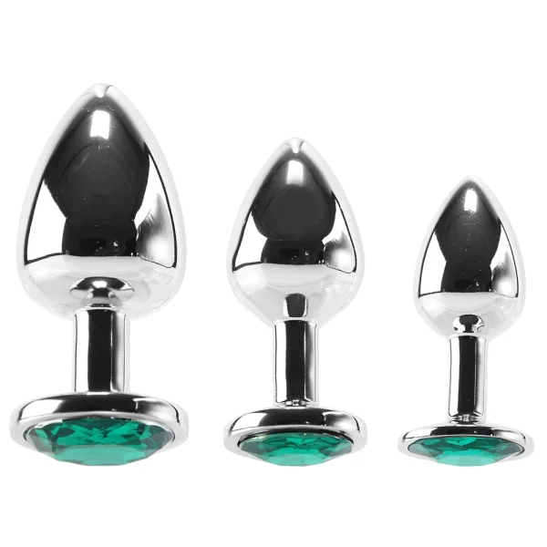 Emerald Gem Anal Plug Set by Booty Sparks — image 9 of 24