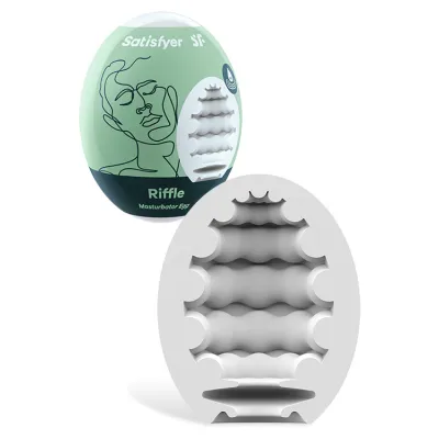 Satisfyer Masturbator Egg Single Riffle