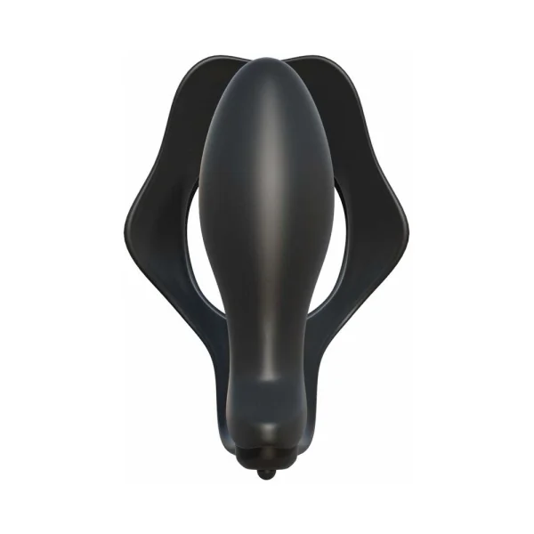 Rock Hard Ass Gasm Vibrating Ring - Black
