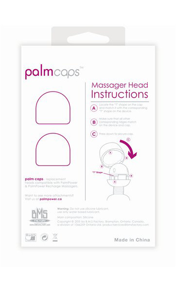 PalmCaps - 2 Silicone Replacement Caps (For Use With PalmPower)