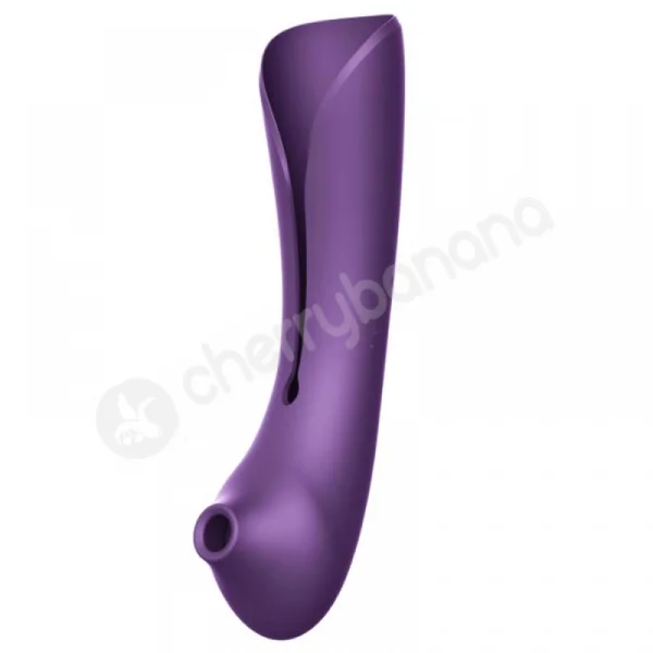 Zalo Queen Twilight Purple G-spot Pulse Wave Vibrator with Suction Sleeve