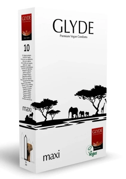 Glyde Ultra Maxi Vegan Condoms 10 Pack