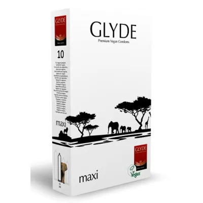 Glyde Ultra Maxi Vegan Condoms 10 Pack