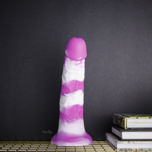 Colours Yum Yum 7 Inch Marbled Silicone Dildo