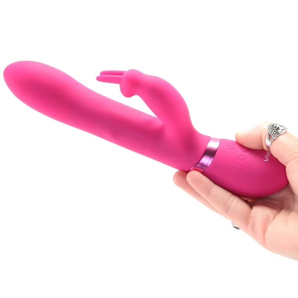 Vive Amoris Pink Rabbit Vibrator With Stimulating Beads