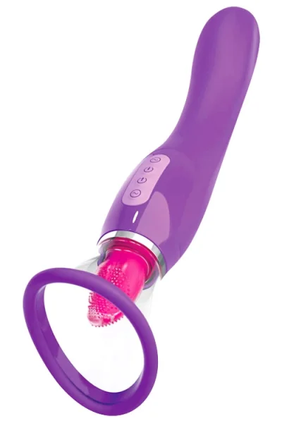 Pipedream Pump With Tongue & Vibrating G-Spot Handle