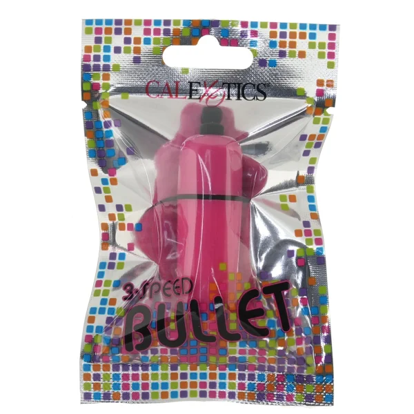Foil Pack 3Speed Bullet Vibrator Pink
