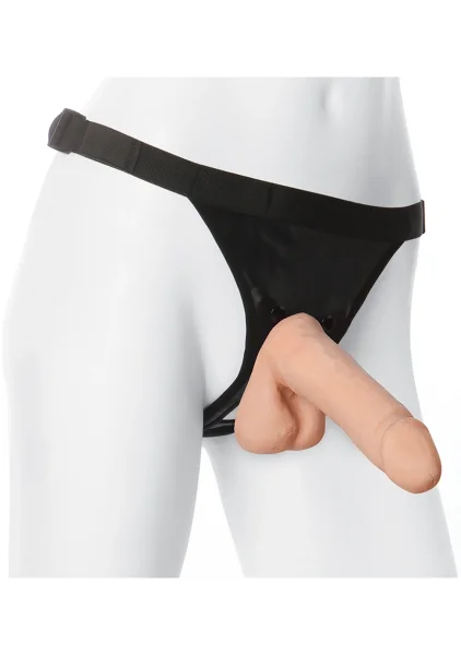 VacULock Ultra Harness 2 And Plug With 8 Inch Realistic Cock