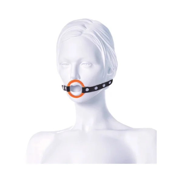 Orange Is The New Black Blow Gag Open Mouth Leather Gag — image 8 of 9