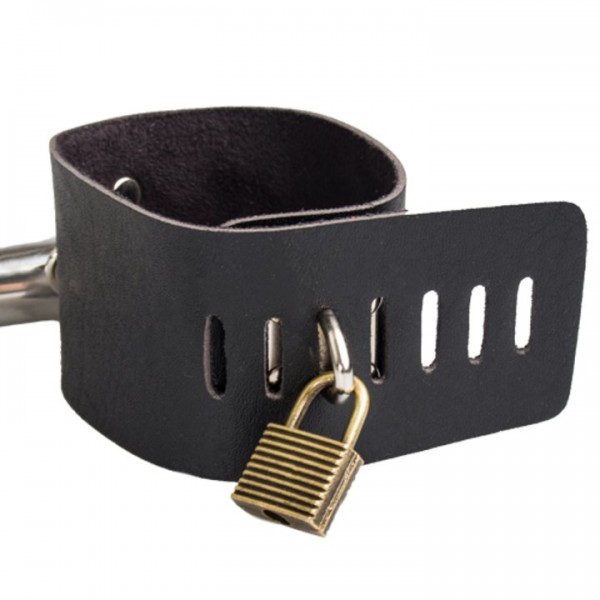 Bondara Spreader Bar With Faux Leather Padlocked Cuffs — image 4 of 5